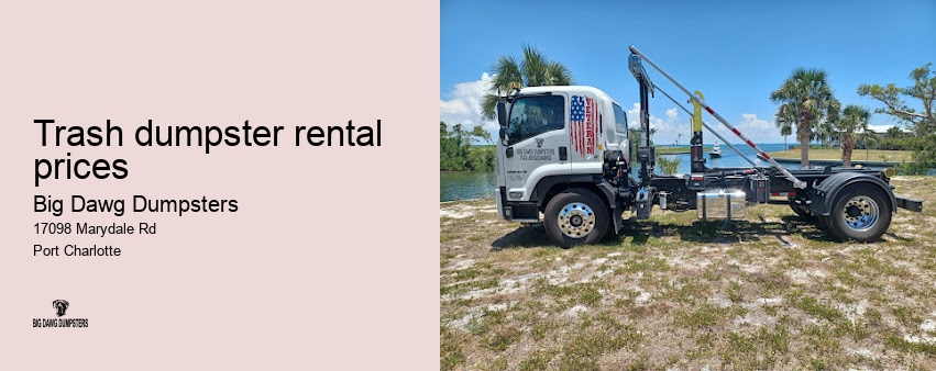 garbage dumpster rental