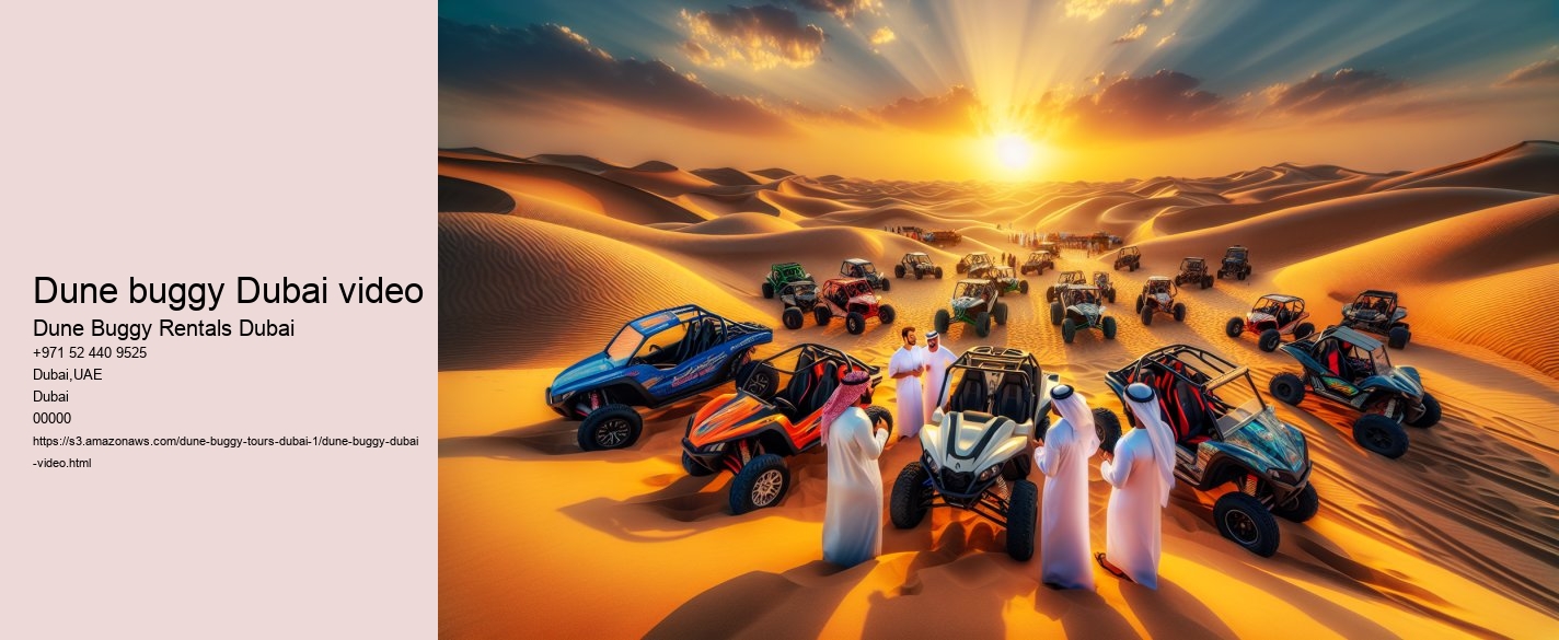dune buggy Dubai video