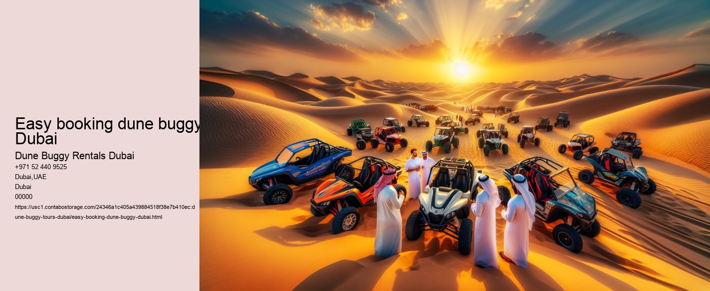 easy booking dune buggy Dubai