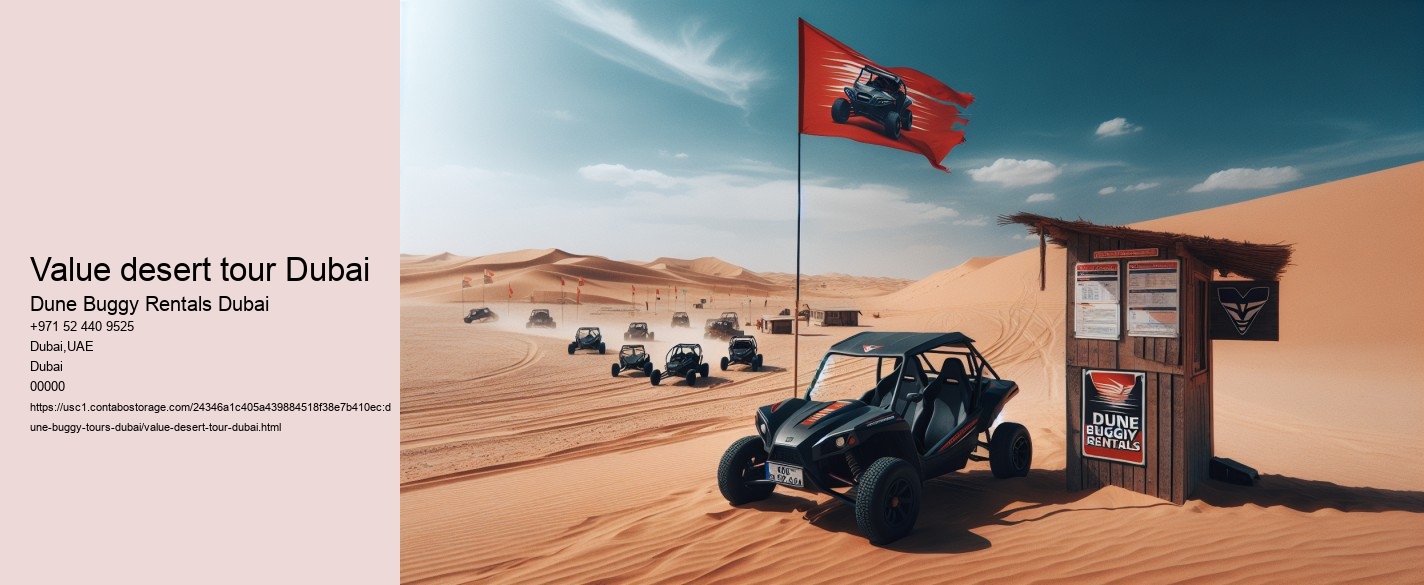 value desert tour Dubai