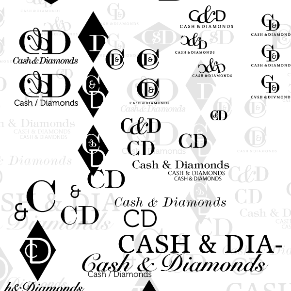 Cash-and-diamonds-logo-initial-concepts