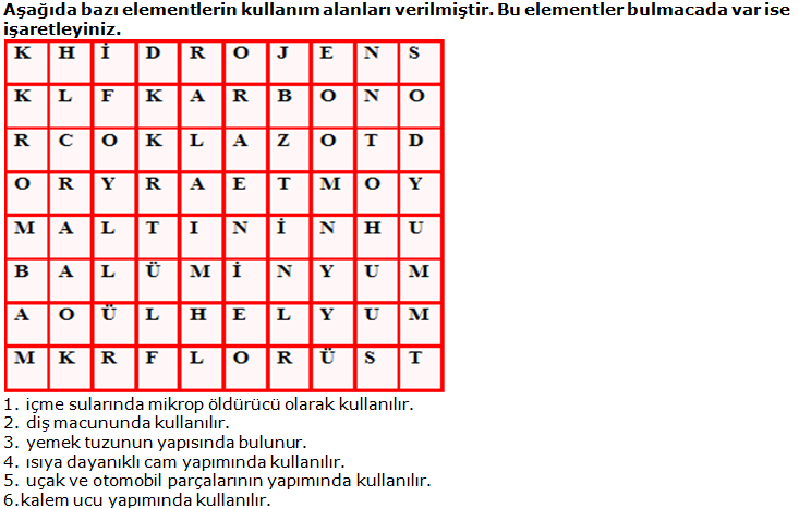 periyodik sistem interactive worksheet by bahar kutluk wizer me