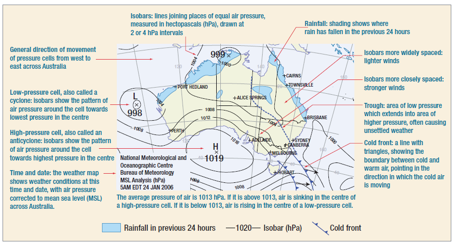 how to read a weather map australia Copy Of How To Read Weather Maps Interactive Worksheet Wizer Me how to read a weather map australia