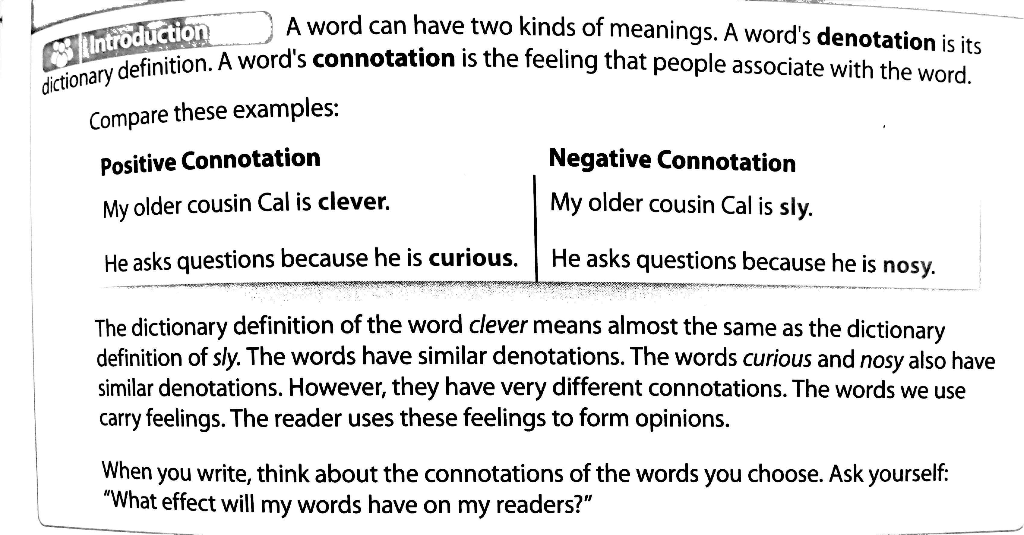 Denotation And Connotation Worksheet Answers - Promotiontablecovers