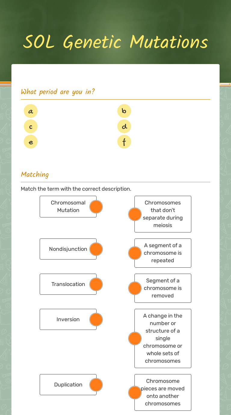 worksheet Chromosomal Mutations Worksheet worksheet preview by s weiss blended worksheets wizer me