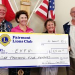 Fairmont Lions continue health care support