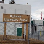 Water main work at Highlands