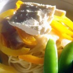 BC Riesling and springtime pasta
