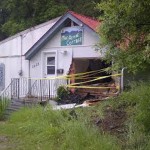 Impaired driver crashes into a house