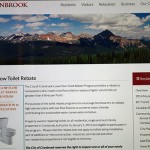 20 Toilet Rebate applications remain