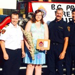 CFES recognize quick actions of local girl