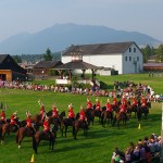 Strathconas bring flash and dash to Fort Steele