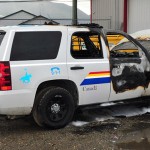 Cranbrook police vehicle subject of arson