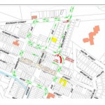 Work changing downtown traffic flow