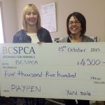 Playpen bolsters BCSPCA with donations