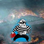Rib robber wrapped up by off-duty officer
