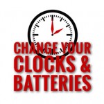 Change smoke alarm batteries during time change