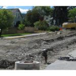 Water service impacts from roadwork