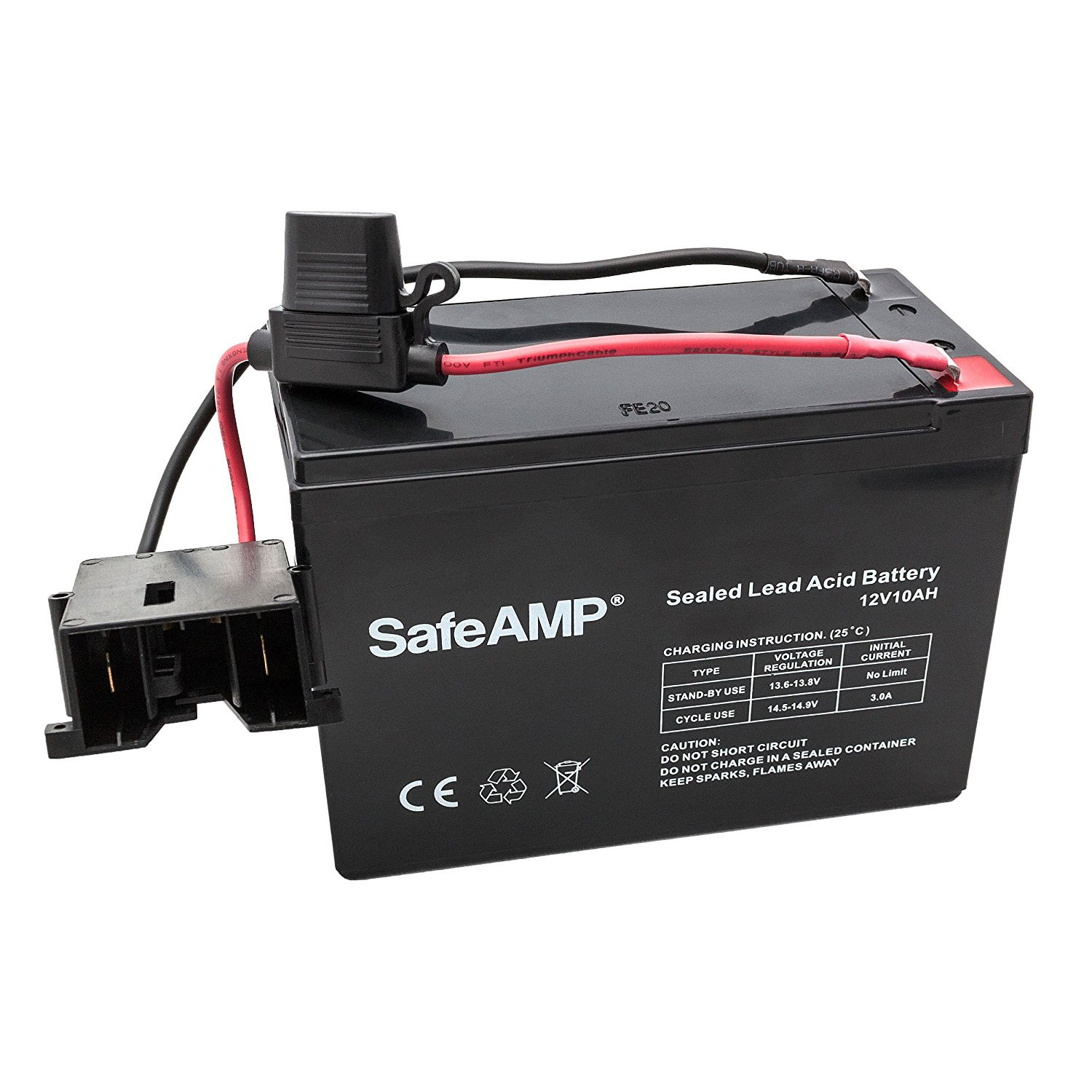 SafeAmp Replacement Battery with connector for Fisher-Price® Power Wheels® 12-Volt