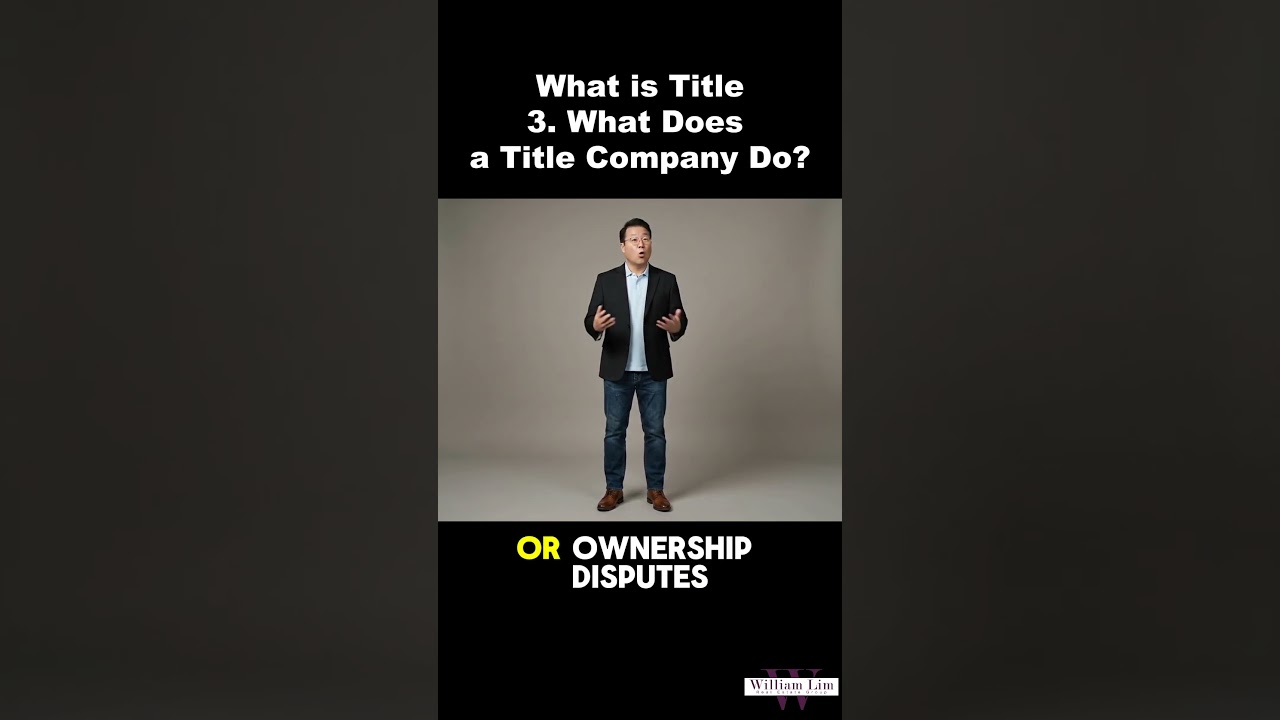 EPISODE 3 – WHAT IS TITLE? What Does a Title Company Do?