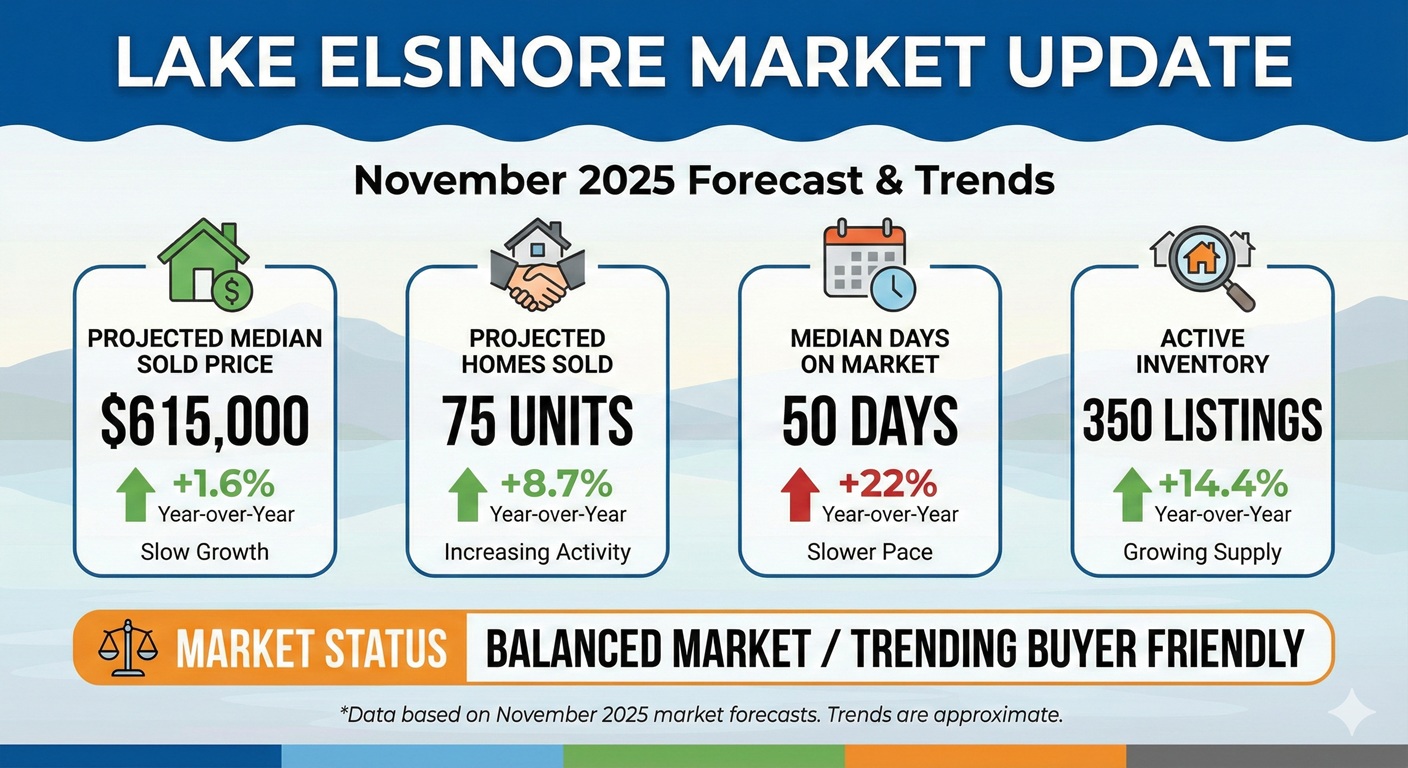 Lake Elsinore, CA, November 2025 Real Estate Shift Towards Balance Lake Elsinore, CA, November 2025 Real Estate Shift Towards Balance