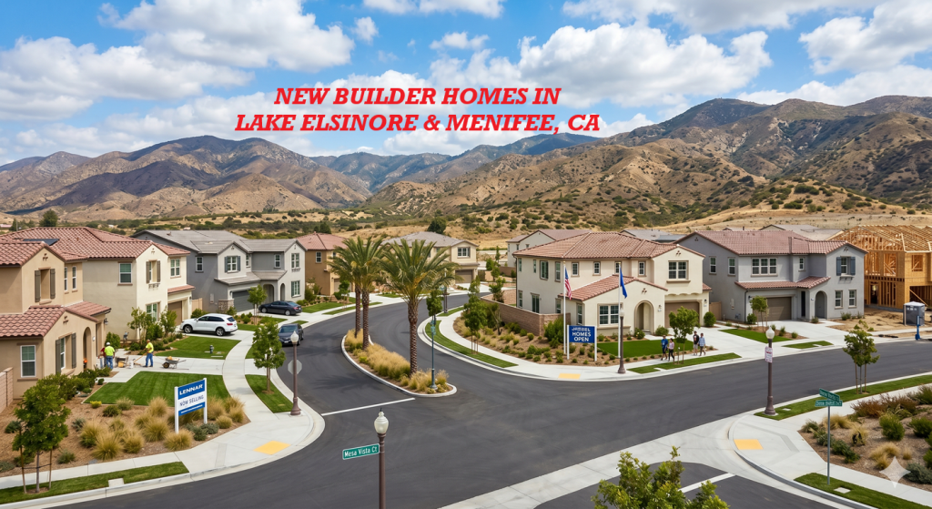 NEW BUILDER HOMES IN LAKE ELSINORE & MENIFEE, CA