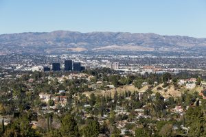 Over head view of Woodland Hills