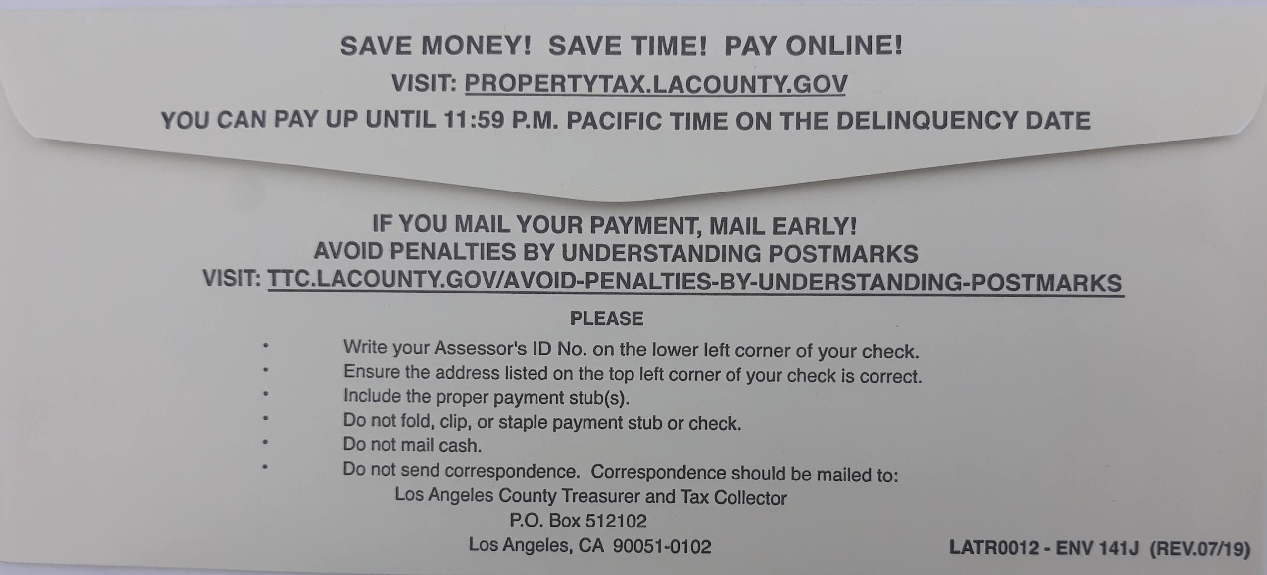 2 Extra Days to Pay Los Angeles County Property Taxes December 2022