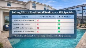 Selling With a Traditional Realtor vs. a STR Specialist