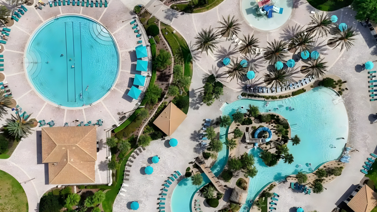 Aerial view of ChampionsGate Resort.