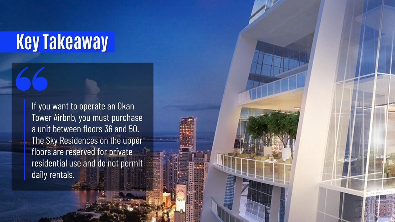 Key Takeaway Okan Tower Airbnb