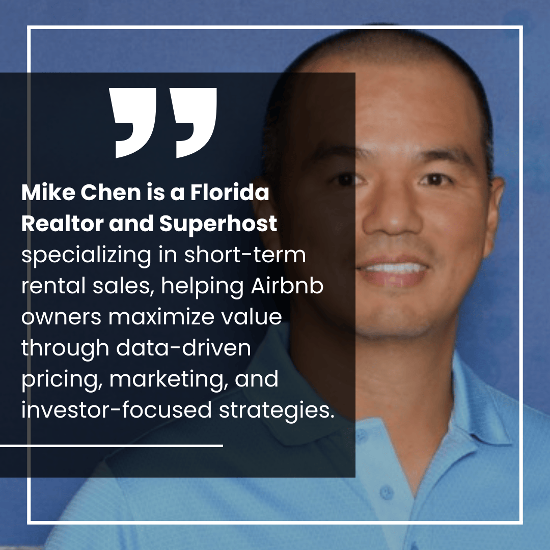 Mike Chen is a Florida Realtor and Superhost