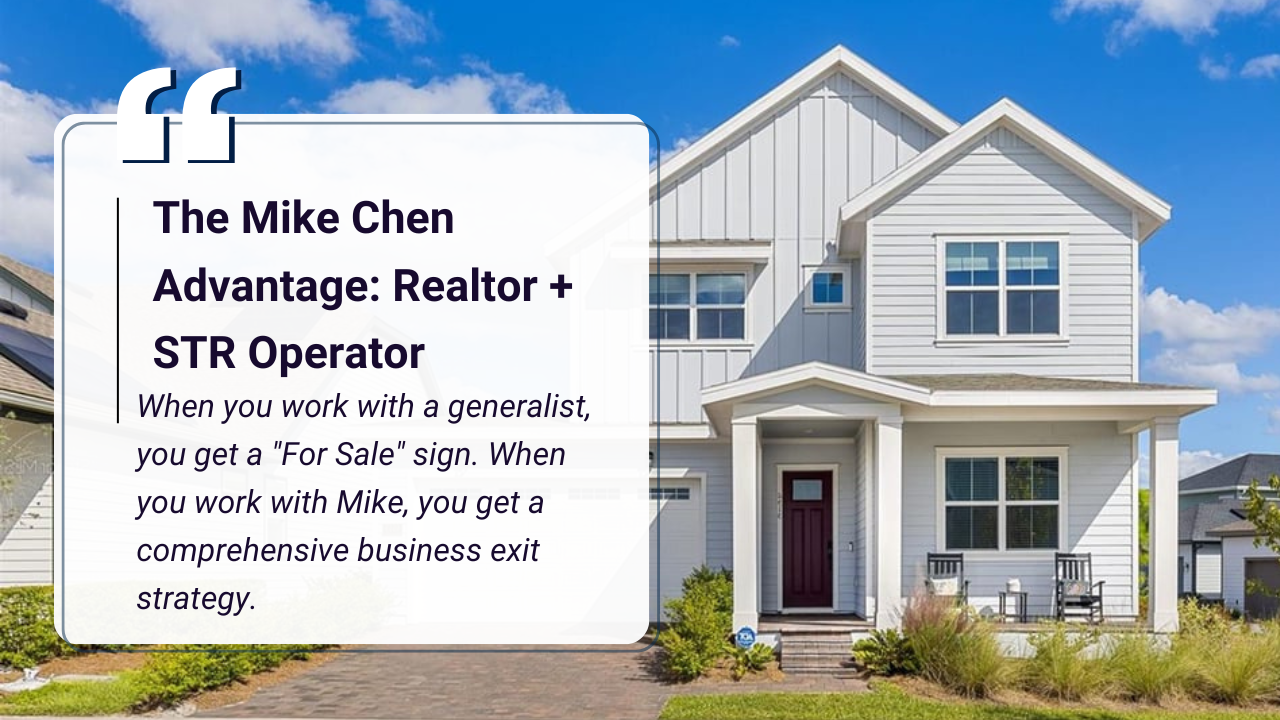 The Mike Chen Advantage Realtor + STR Operator