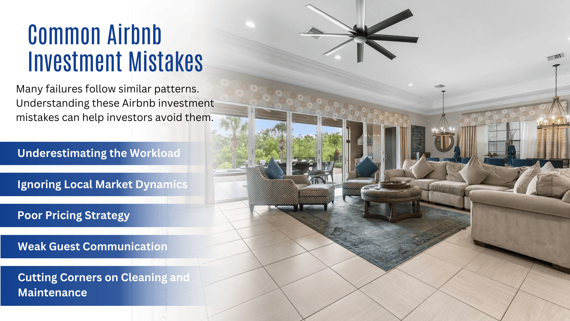 Common Airbnb Investment Mistakes