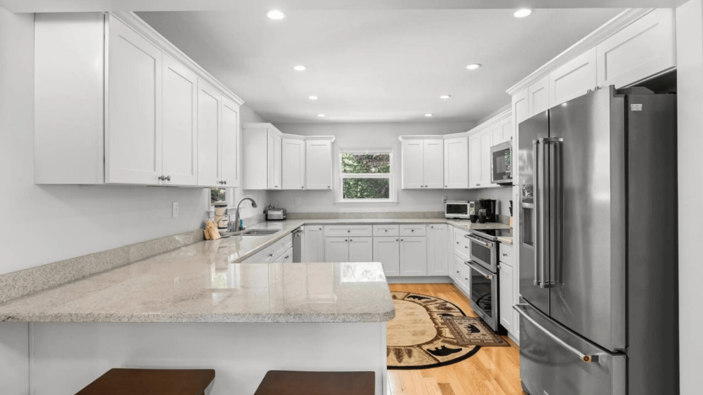Luxury Smoky Mountain Cabin Rental- Modern Kitchen