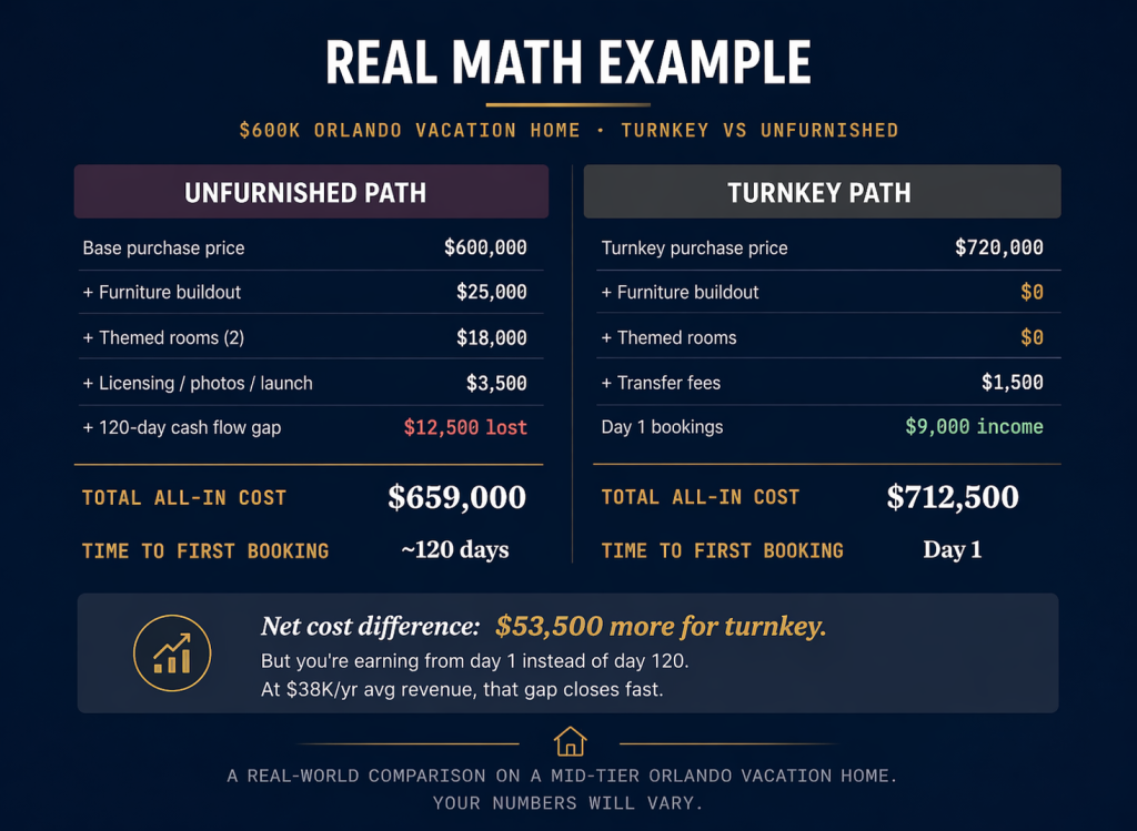 TURNKEY VS UNFURNISHED