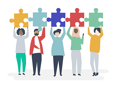 Diverse real estate professionals discussing fair housing and inclusion in the workplace.