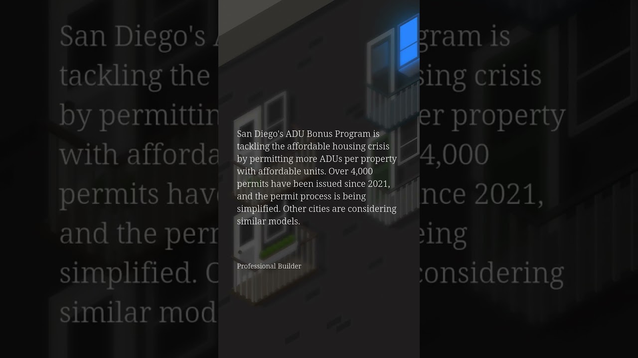 San Diego Tackles Housing Affordability by Incentivizing ADUs