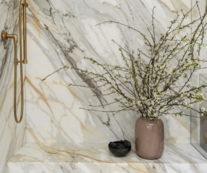 A beautifully designed home interior featuring custom flooring, cabinetry, and countertops from Freedom Flooring Interiors.