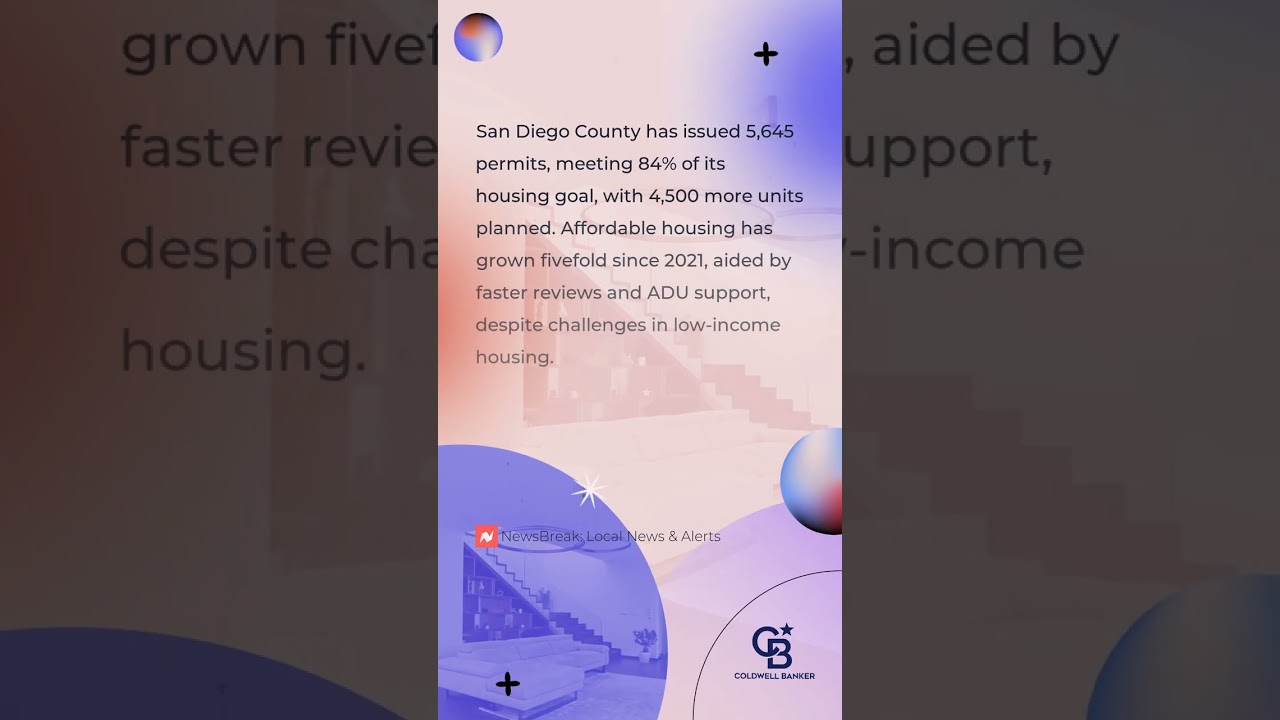 San Diego County poised to surpass state housing goals, new report shows