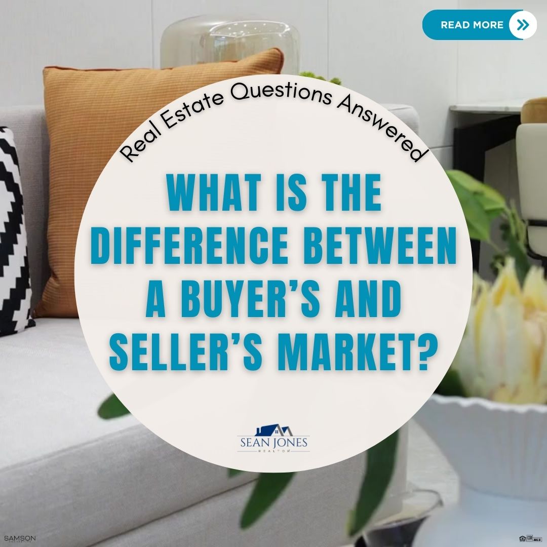 what is the difference between a buyer and seller's market