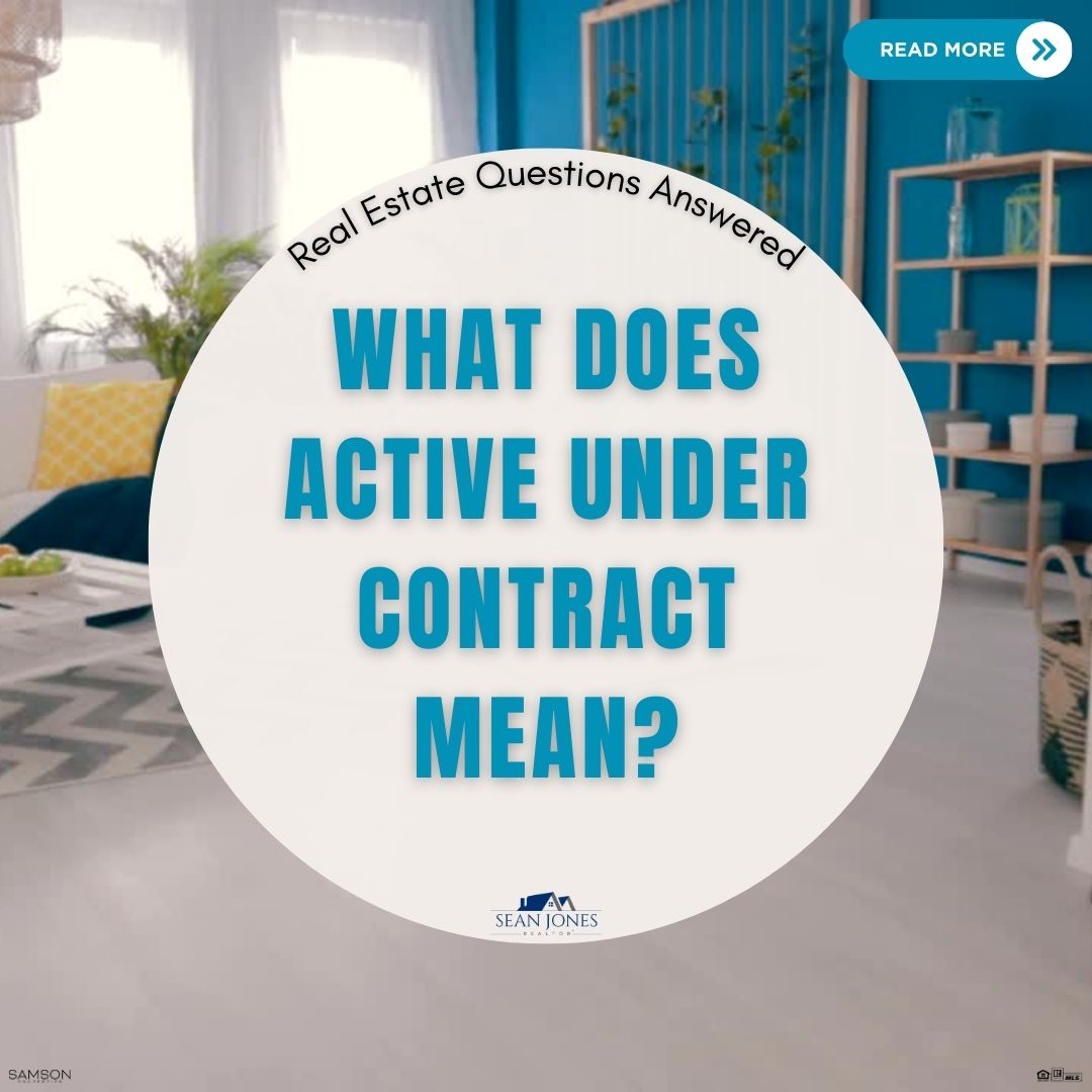 can i make an offer on a home that is active under contract mean