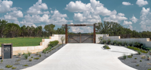 464 Ranch entrance gate, Johnson City TX