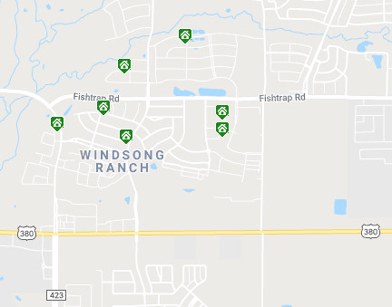 Windsong Ranch Map