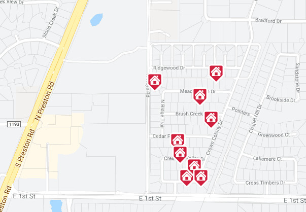 Cedar Ridge Estates Map