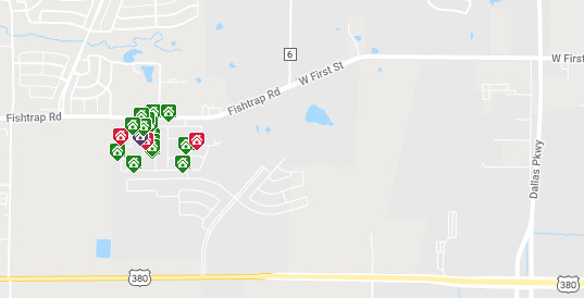 The Parks at Legacy Map
