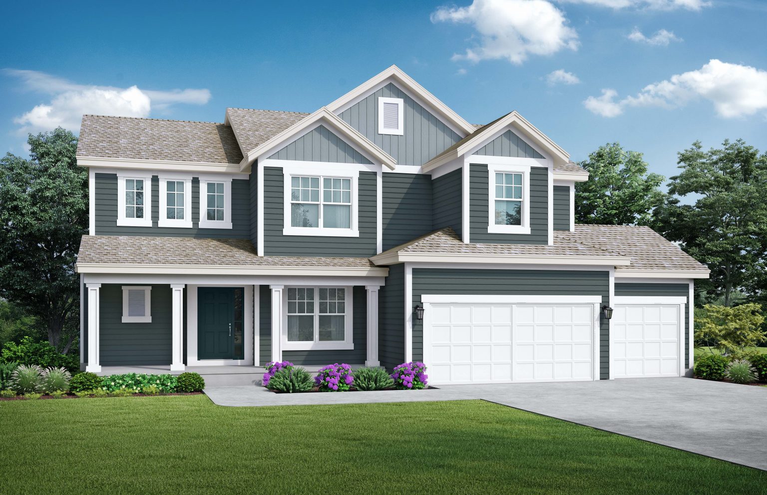 The Preston Ridge Plan Summit Homes Reserve at Woodside Ridge