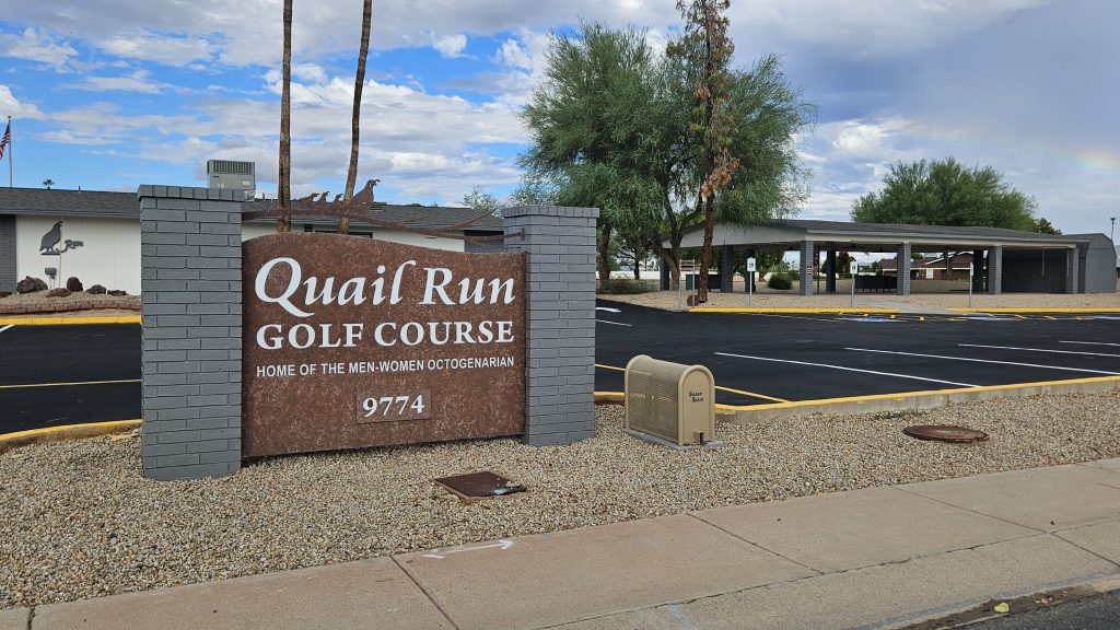 The new Quail Run Golf Course, Sun City, Arizona