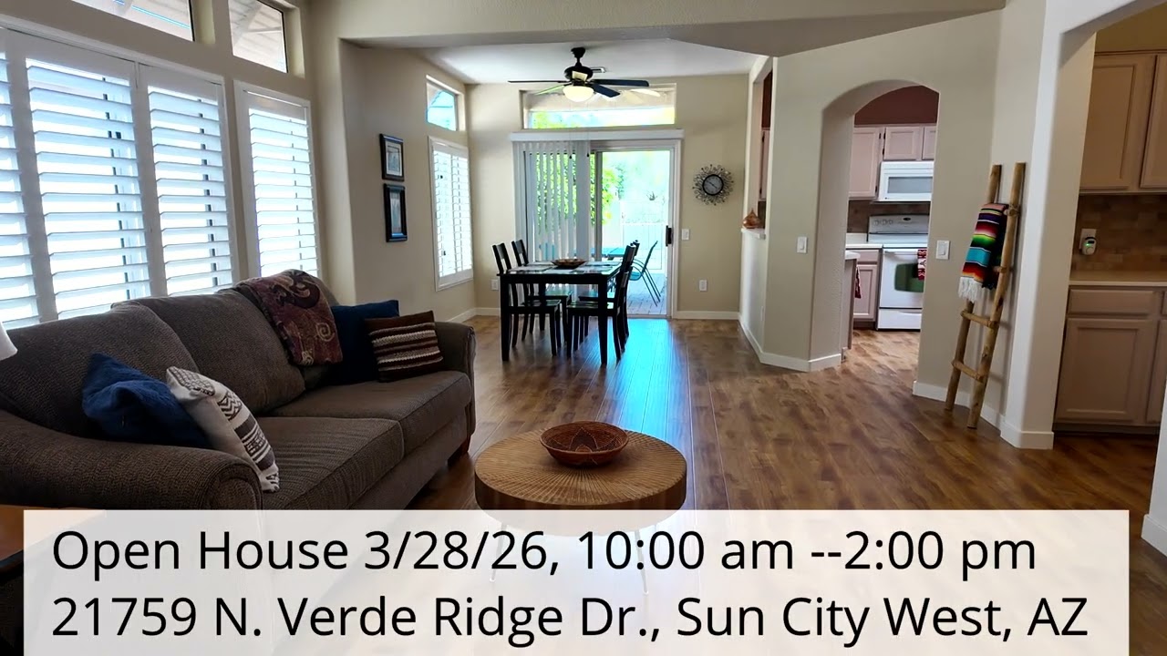 Open House Promo 21759 W. Verde Ridge