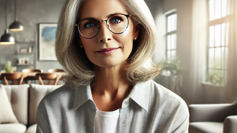 A senior woman living in Houston, Texas